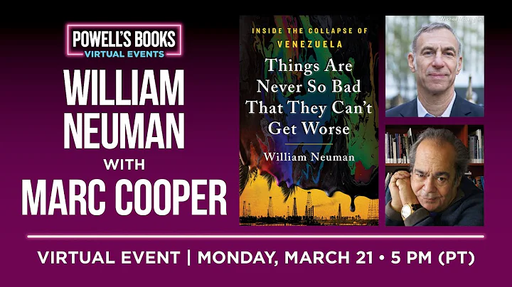 William Neuman presents Things Are Never So Bad Th...