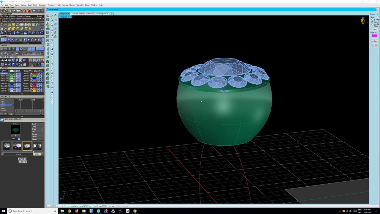 3D  gemvision jewelry design matrix 8 Part.1