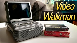 Video Walkman: Sony's 1991 Portable 8mm VCR!