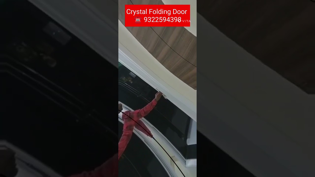 Crystal transparent folding accordion door, partition, Ac insulation फोल्डीग दरवाजे 9322594398