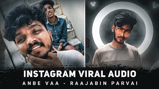Raajabin Parvai (From - Anbe Vaa) Insta Trending Audio | Ms Aru | Hyper Cracken #LofiWorldwide