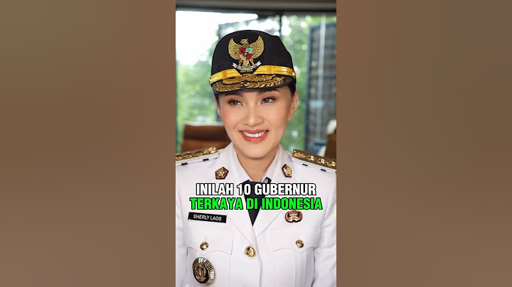 10 GUBERNUR TERKAYA DI INDONESIA