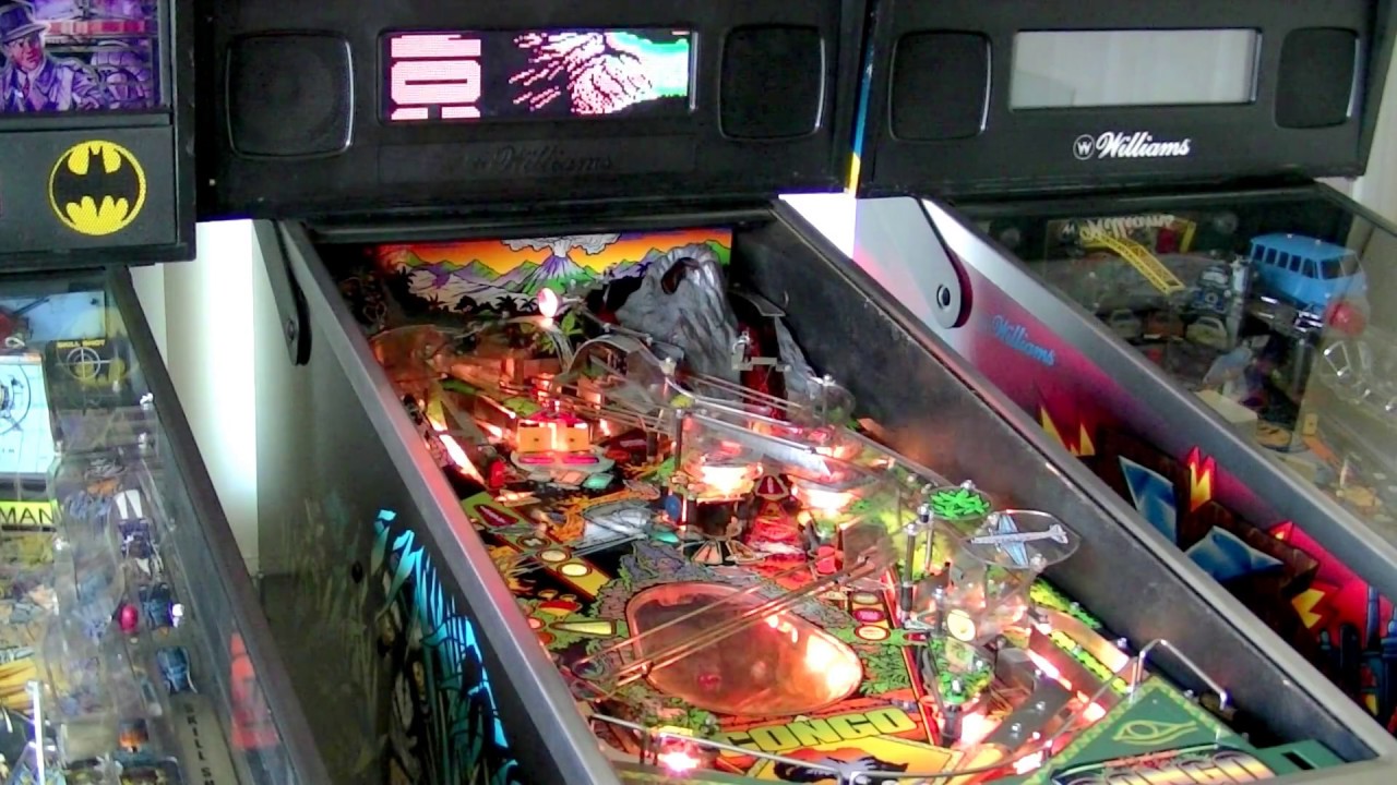 Williams Congo Pinball 1995 Color DMD Gameplay ピンボール コンゴ ピンボール YouTube