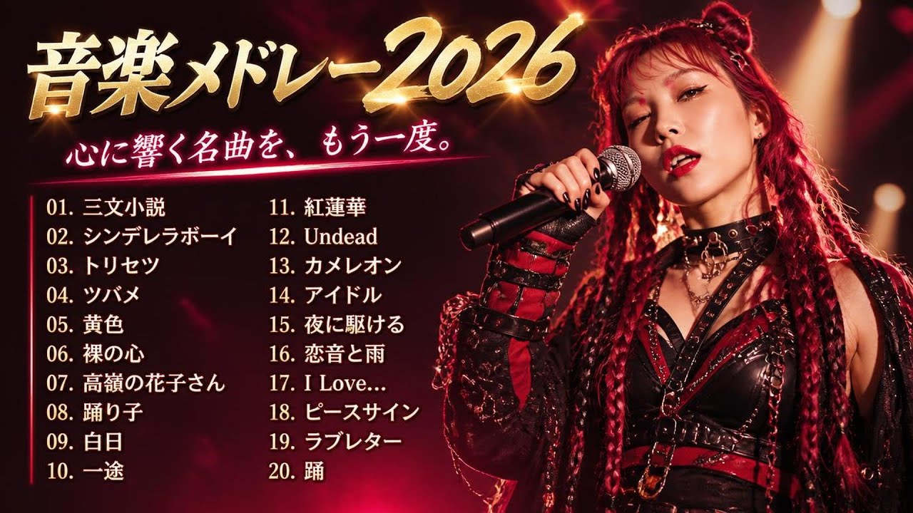 2026最新版』邦楽ランキング2026 🌈J POPメドレー2026 🎧 人気の邦楽