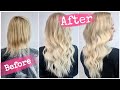 How to apply TAPE IN HAIR EXTENSIONS 🌸 TUTORIAL for short and thin hair ft E-litchi