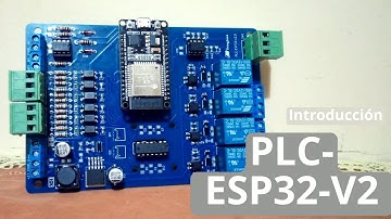 PLC con ESP32 - PLC-V2-TS, Introducción - funciones.