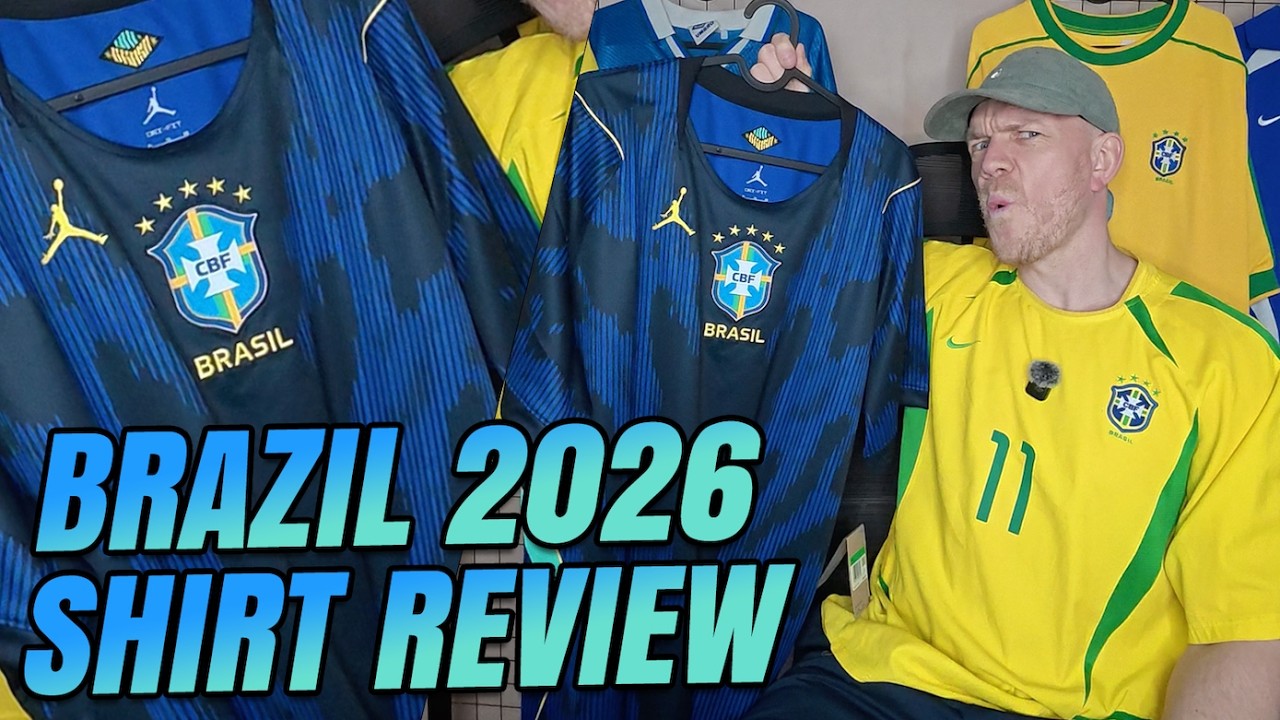 UNBOXING Brazil x Air Jordan Away shirt 🇧🇷 World Cup 2026 kit