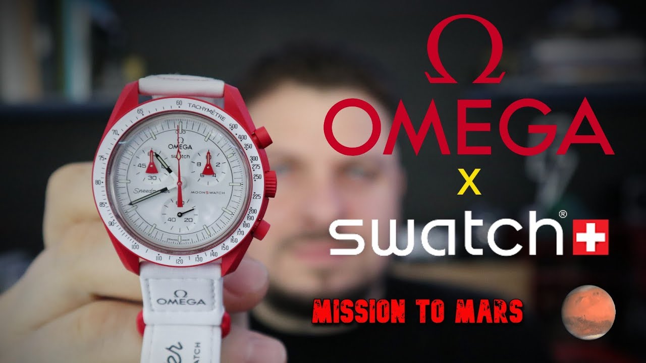 Omega x Swatch Mission to Mars Unboxing | Omega x Swatch SO33R100 ...