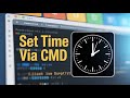 Change Your PC Time in Seconds Using CMD