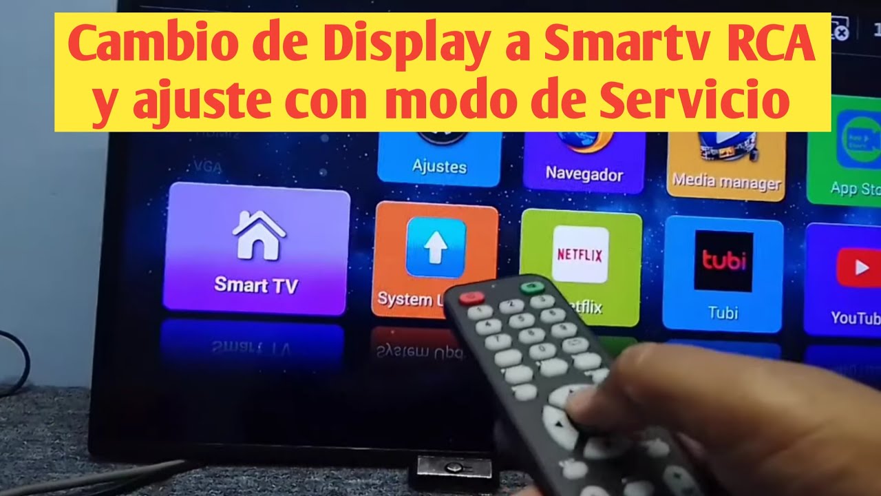 Pantalla Smart TV Marca Rca Tv 40 Pulgadas Mod: Rc40P21S-Sm