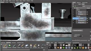 Painting in Mudbox for UDK (Part 4: Adding the base Specular & Scratches)