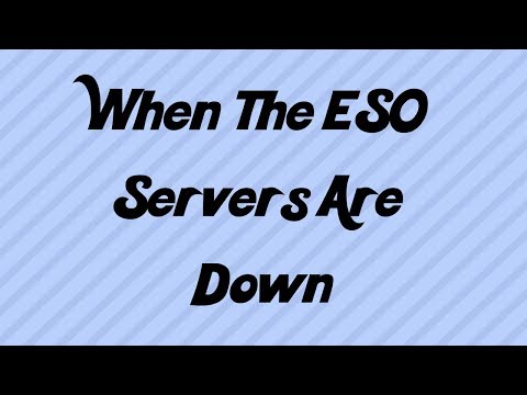 When The ESO Servers Are Down...