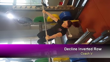 decline inverted row