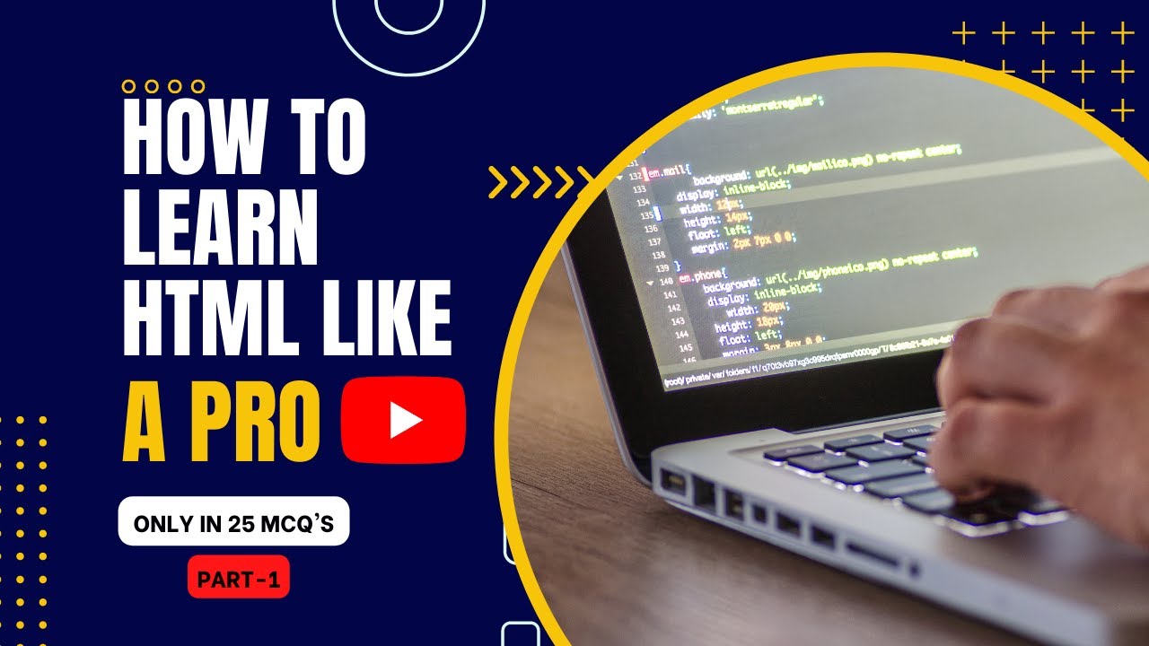 HTML Tutorials For Beginners In English(With MCQ's) || Learn HTML In 8 ...