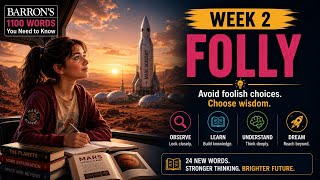 Week 2 Complete Review | Barron's 1100 Words You Need to Know | Journey to Mars screenshot 4