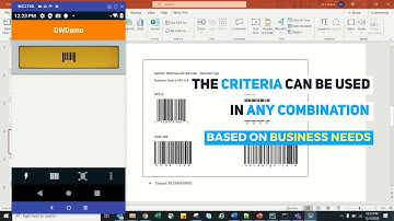 MultiBarcode - Read Specific Barcodes with DataWedge | Zebra Technologies