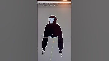 3D gorilla tag monke #blender3d #funny #minigameskid @InfinityLeo_VR