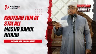 Khutbah Jumat - Ustadz Abu Hasan Arief