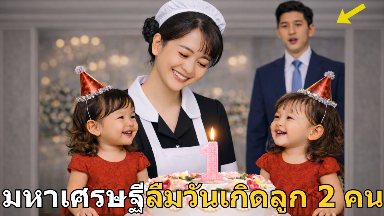 มหาเศรษฐีกลับบ้านดึก ลืมวันเกิดลูกสาวฝาแฝด… พี่เลี้ยงจัดงานแทนแล้ว
