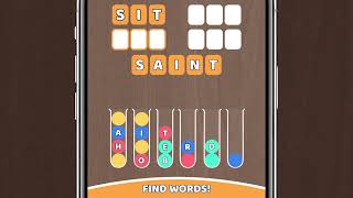 Bubble Sort Puzzles: Cross words and ball sorting at the same time! screenshot 3