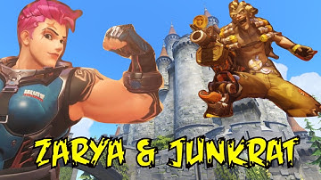 OVERWATCH - EPIC JUNKRAT/ZARYA EICHENWALDE PAYLOAD PUSH