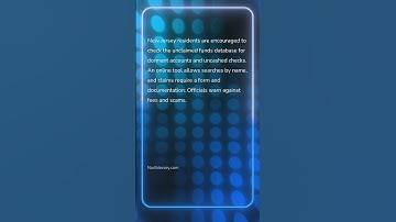 How to check if you have unclaimed funds in New Jersey and are owed money