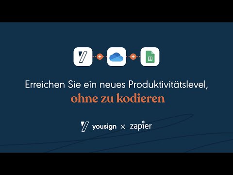 Yousign x Zapier: Automatisieren Sie das Hochladen Ihrer signierten Dokumente, ohne Programmierung