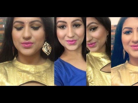 Indian wedding guest makeup/ gold eyeshadow pink lips + huge giveaway