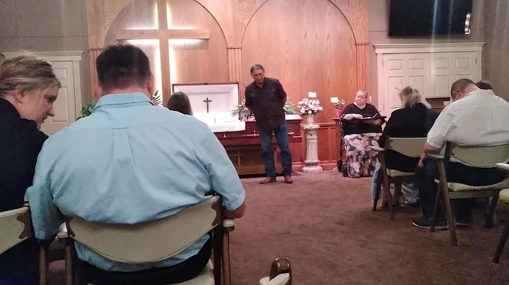 Linda Heath officiates funeral for Nancy Greene 8-...