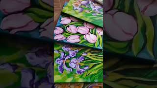 Твори!❤️ #Shorts #Shortvideo #Art #Artist #Painting #Художник #Flowers #Nature #Spring  #Мысли