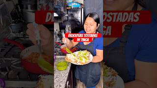 Deliciosas tostadas de tinga . #cocina #tostadas #tinga #comida #estilo #guerrero