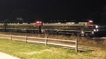 CSX OCS F40s Lead P001 through Terre Haute, IN 11-10-21 