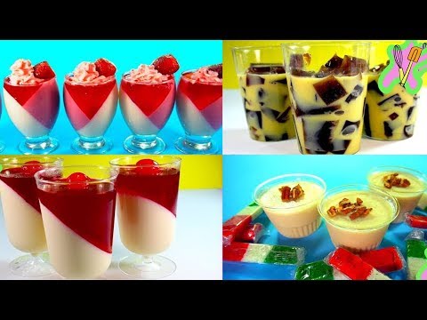 4 Easy Gelatins for a Dessert Table or Business (Compilation) - Learning to Cook