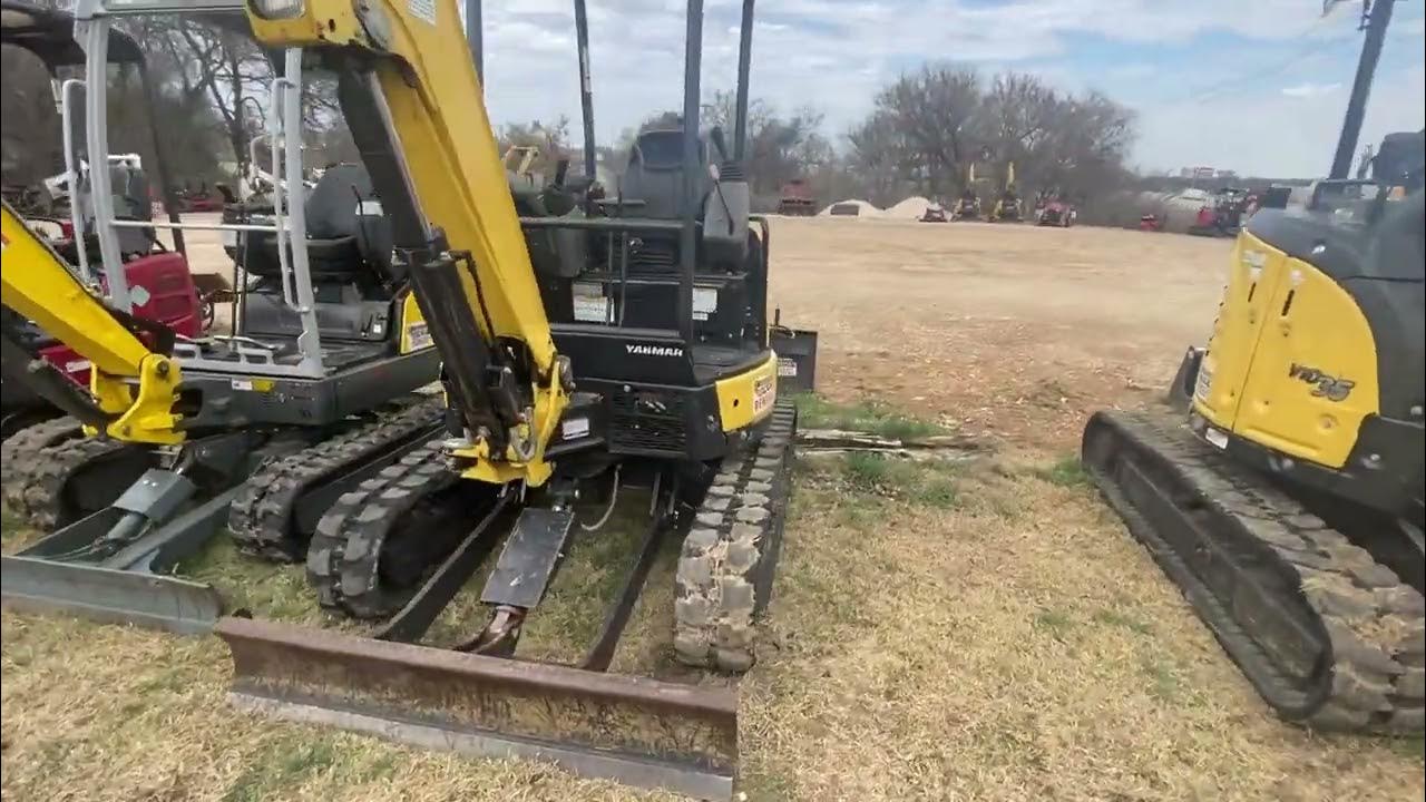 Rental mini excavators pattern change. Yanmar and Wacker Neuson. Vio25