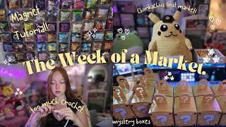 The Week of a Market. 🫩 How I Price My Plushies 💸 + Magnet Tutorial! ✨
