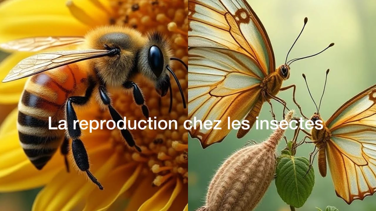 La reproduction chez les insectes /Entomologie/ insectes - YouTube
