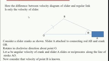 Unit 5.1 INTRODUCTION OF VELOCITY DIAGRAM