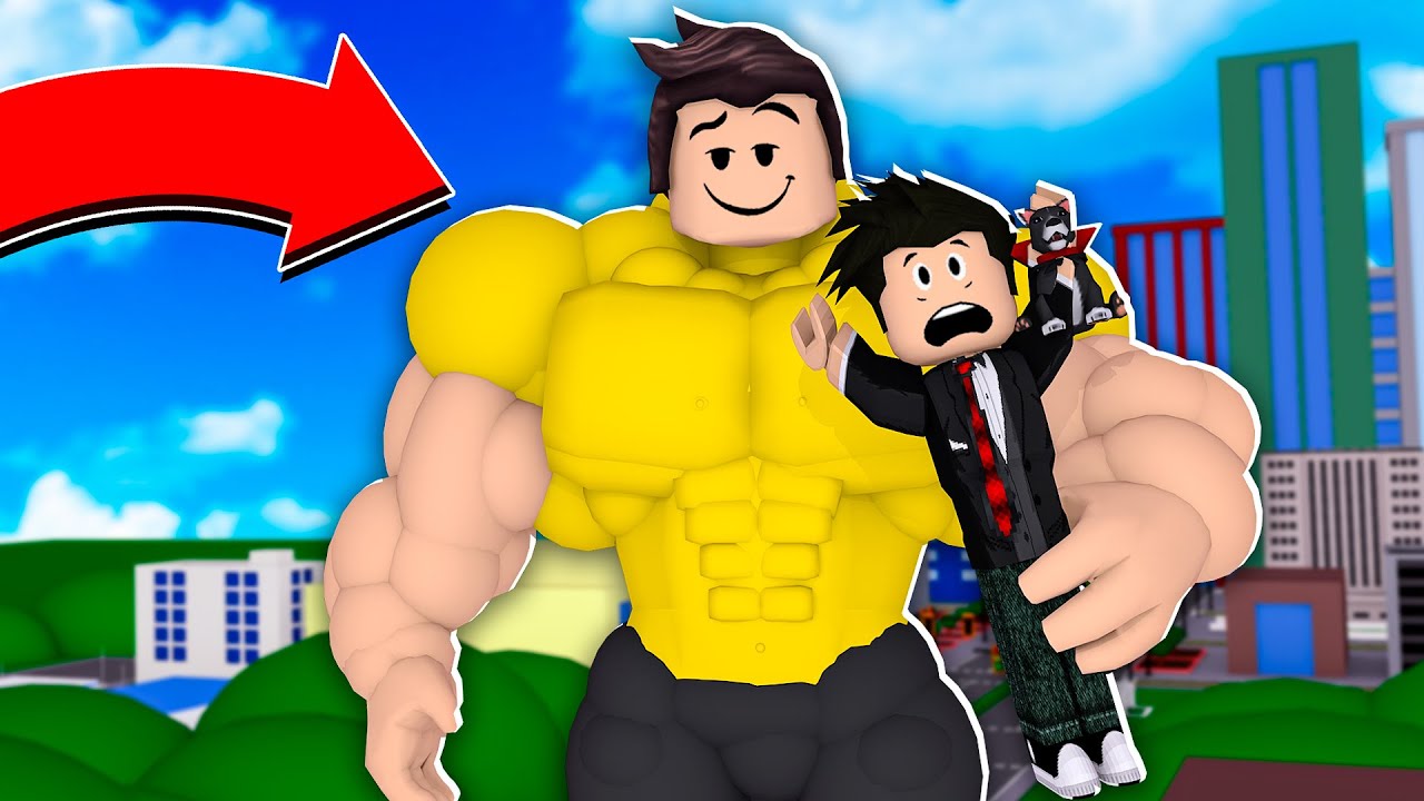 LOKIS FICOU GIGANTE NO TREINAMENTO  Roblox - Lifting Simulator 