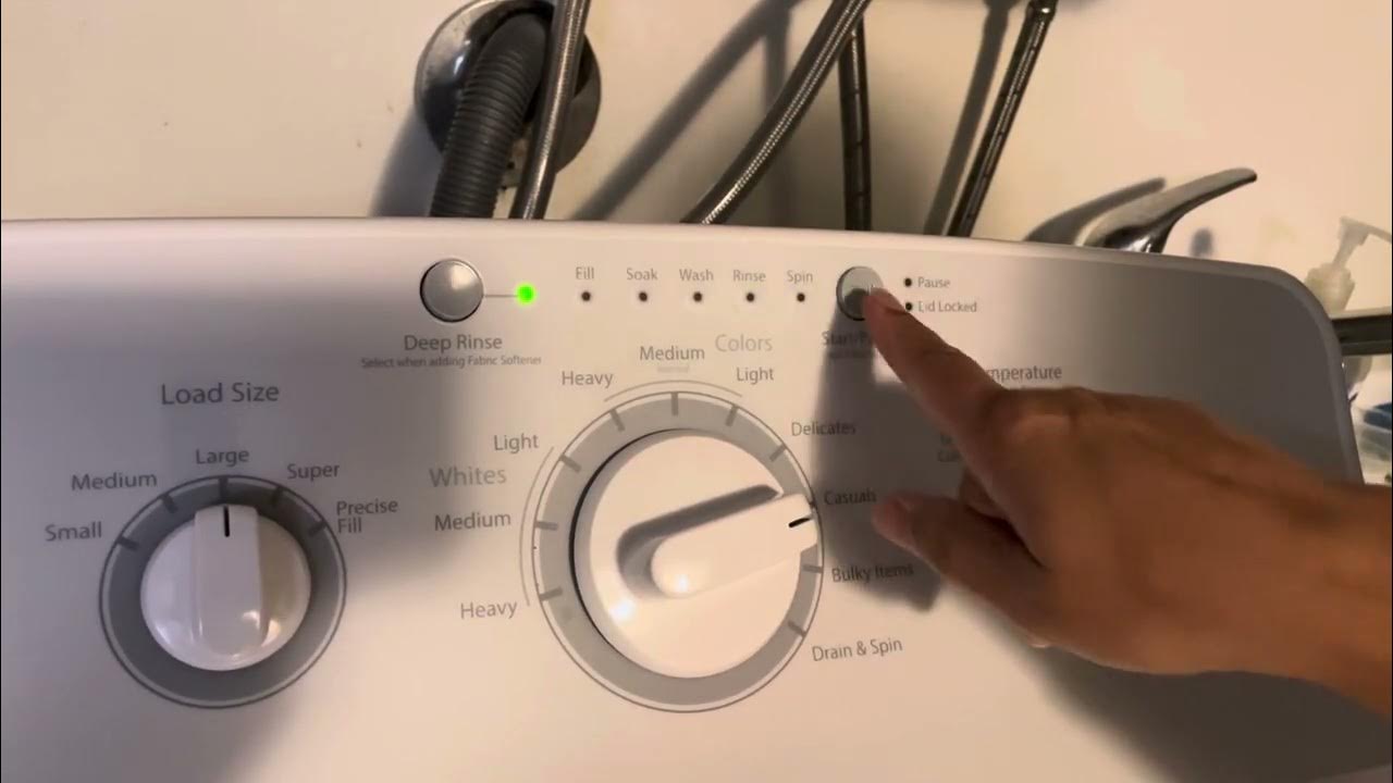 GE Hotpoint Top Loader washing machine YouTube