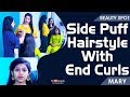 Side Puff Hairstyle With End Curls | Beauty Tips | Kaumudy