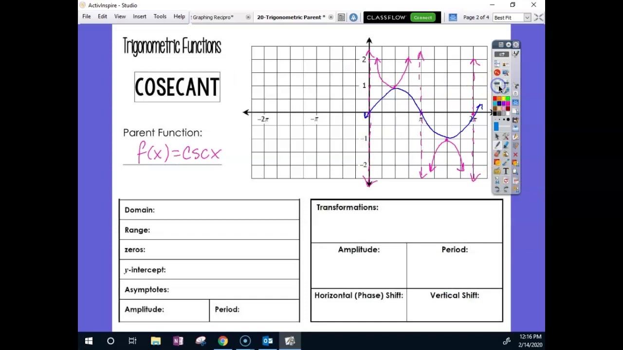 ️Graphing Reciprocal Trig Functions Worksheet Free Download| Goodimg.co