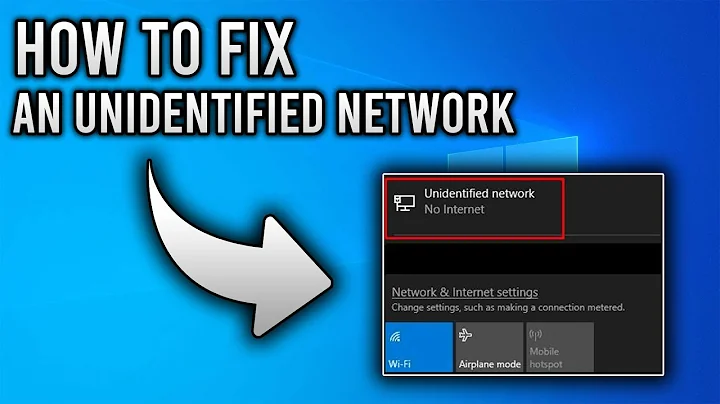 HOW TO FIX UNIDENTIFIED NETWORK | WINDOWS 10 | 2020 |