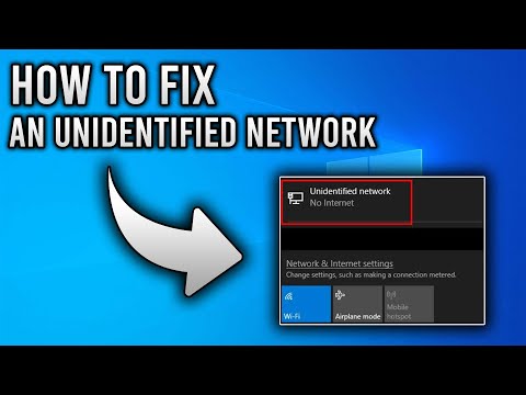 Video: How To Make An Unidentified Network Home