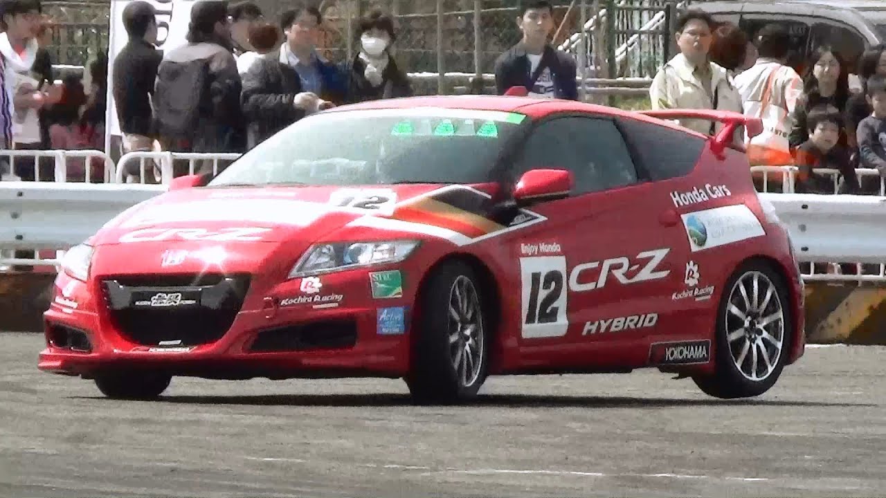コーナリングで後輪が浮く Honda Cr Z Sports Eco仕様車 塚越広大選手 モータースポーツジャパン15 Youtube