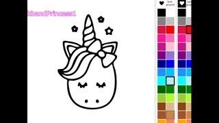 Unicorn Coloring Pages