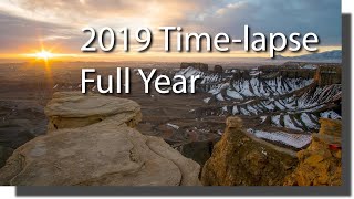 Relaxing Music with Time-lapse Compilation 2019, Full Year Every Clip