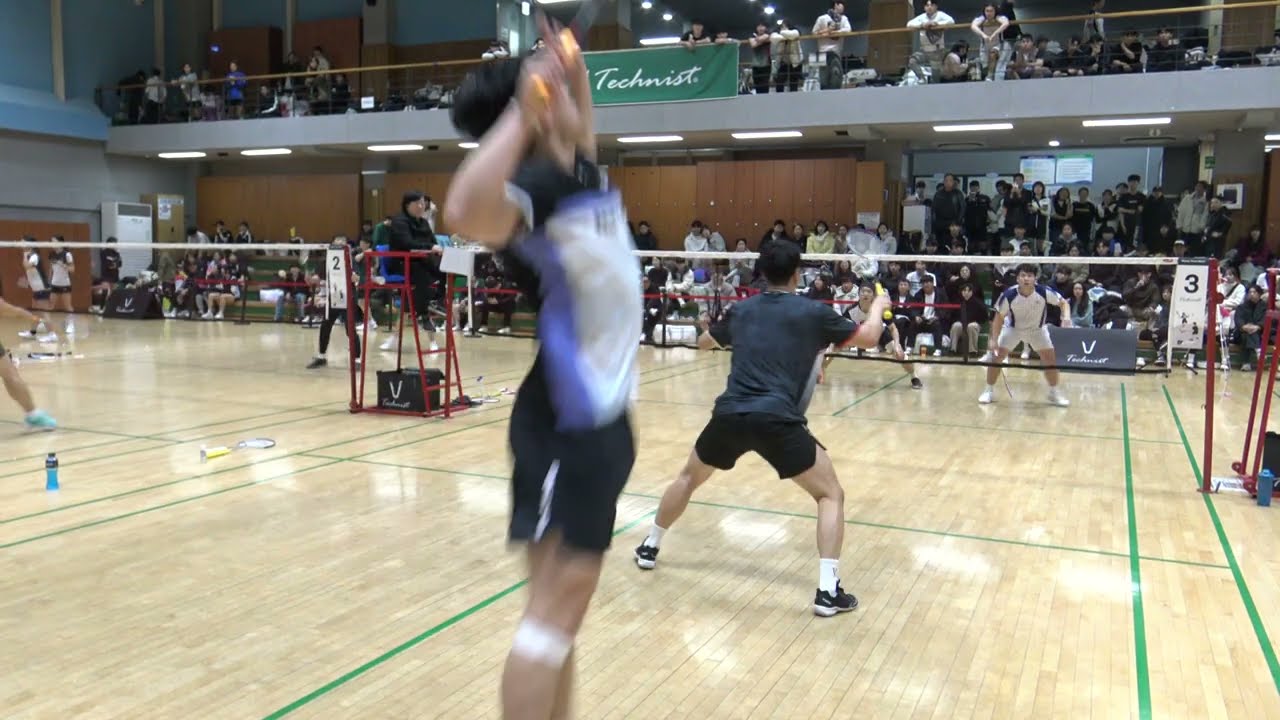 제1회 벨리디&테크니스트 전국배드민턴대회 남복자강 QF 허동녕 | 박무현 vs 김대은 | 장준호