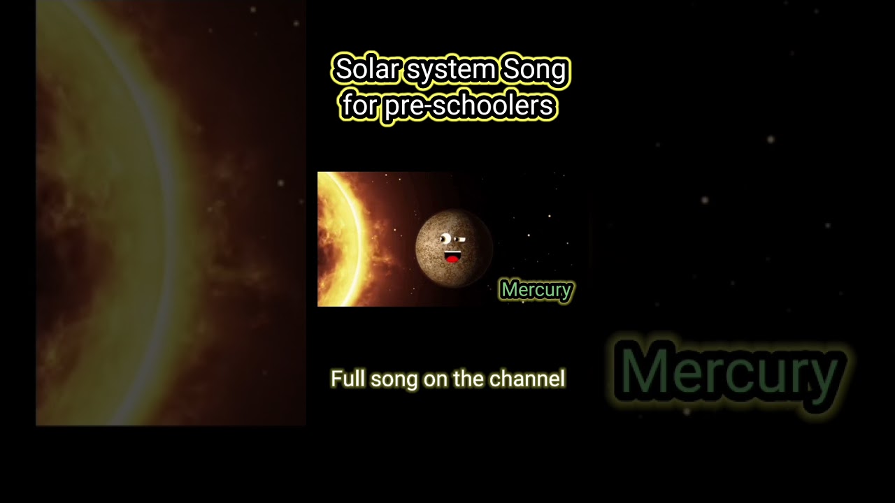 Solar system Song for kids / preschoolers   