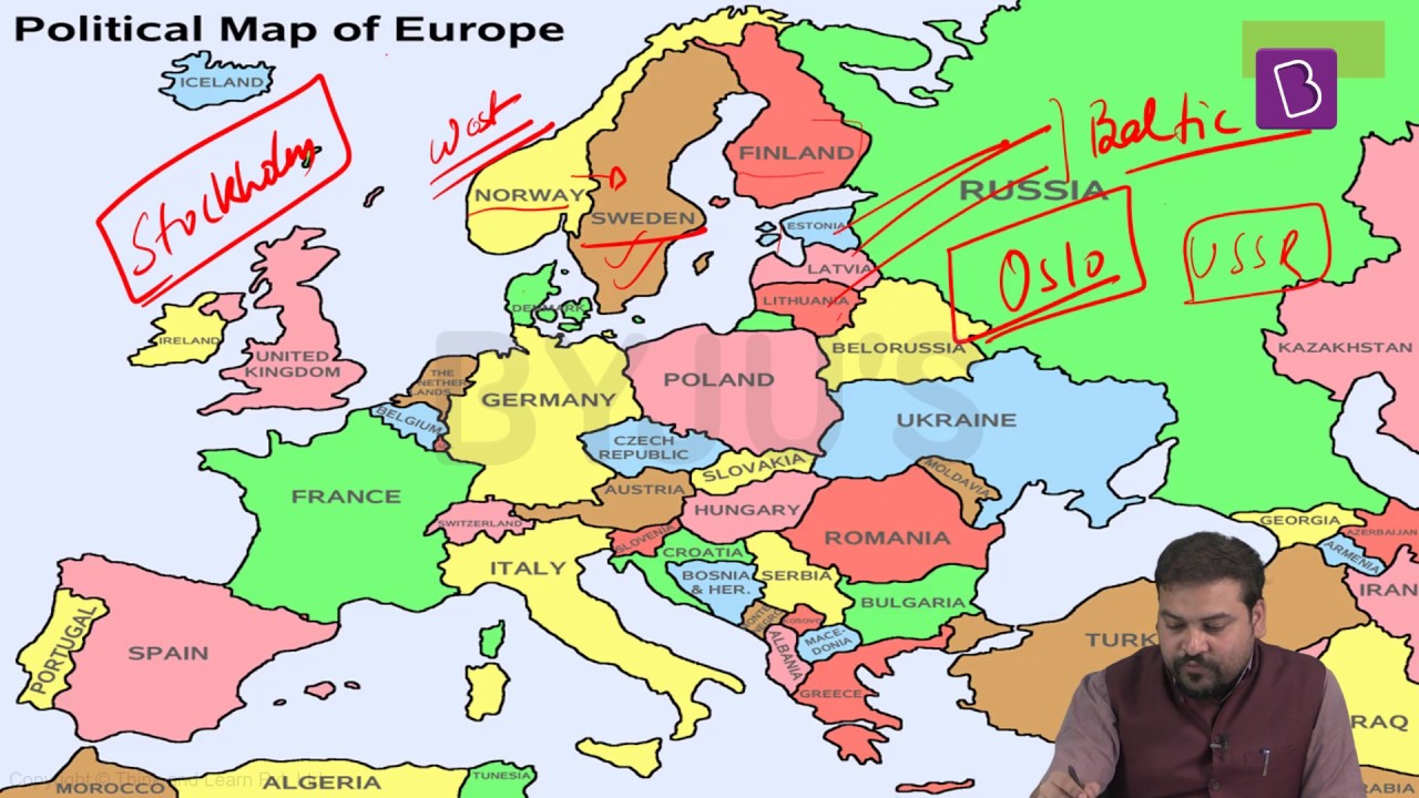 Geography Through Maps Part 3 7 Europe Youtube
