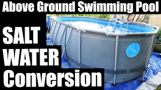 Salt Water Pool System - Saltwater Summer Waves Chlorinator - Chlorine Generator Above Ground Pools